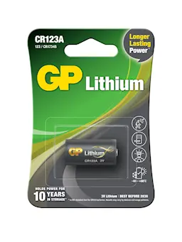 Lithiumbatteri CR123A