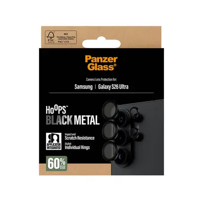 Samsung Galaxy S26 Ultra Hoops Camera Lens Protector Svart