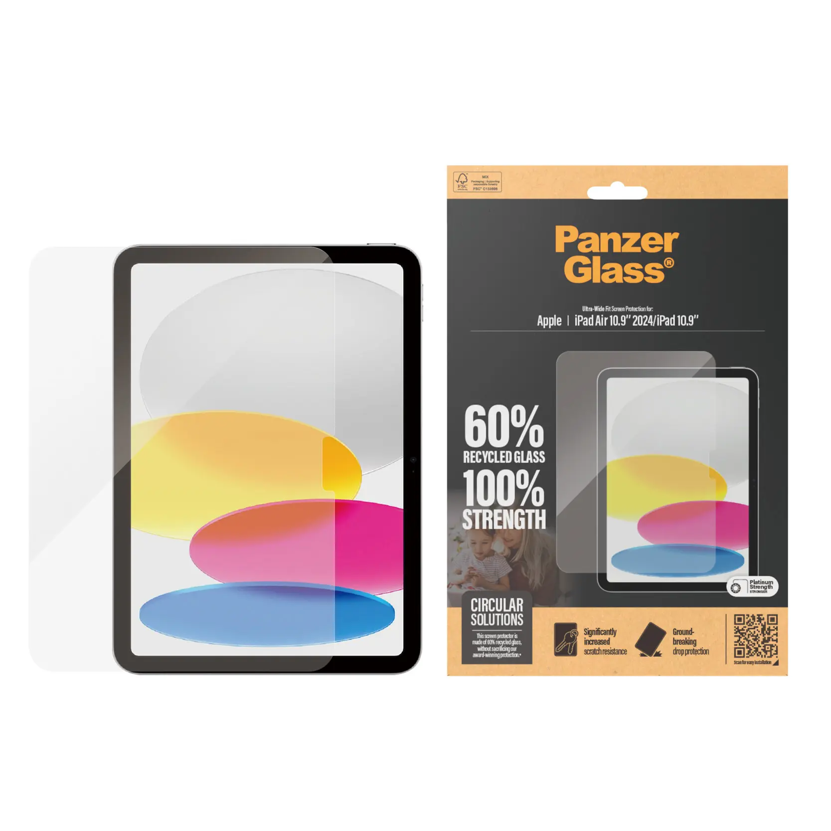iPad Air 11 6th Gen (2024) Screen Protector/Skærmbeskyttelse Ultra Wide Fit