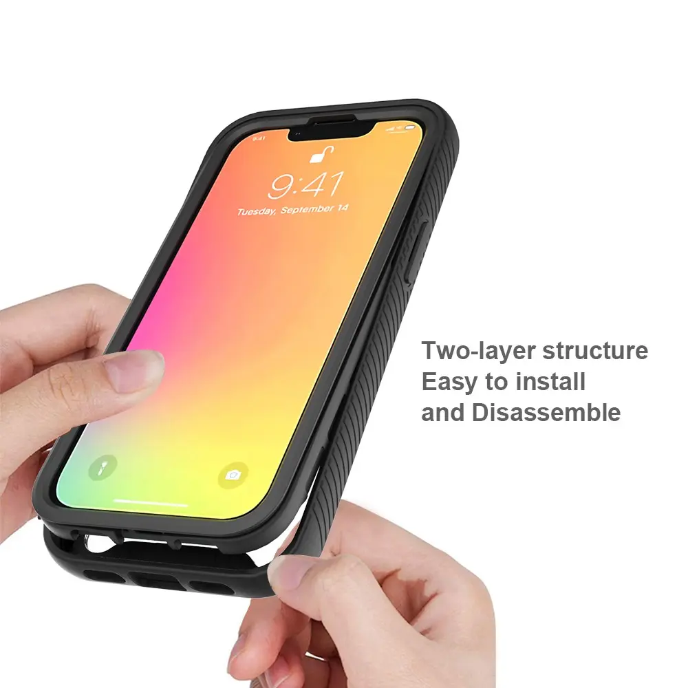 Full Cover Skal iPhone 13 Mini Svart