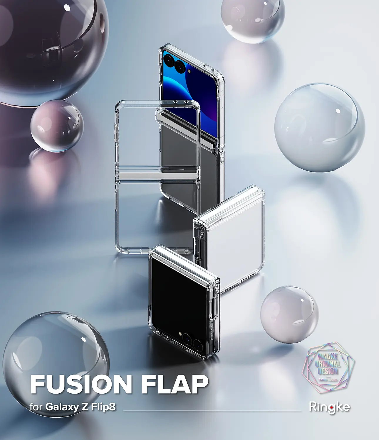 Fusion Flap Case Samsung Galaxy Z Flip 8 Clear