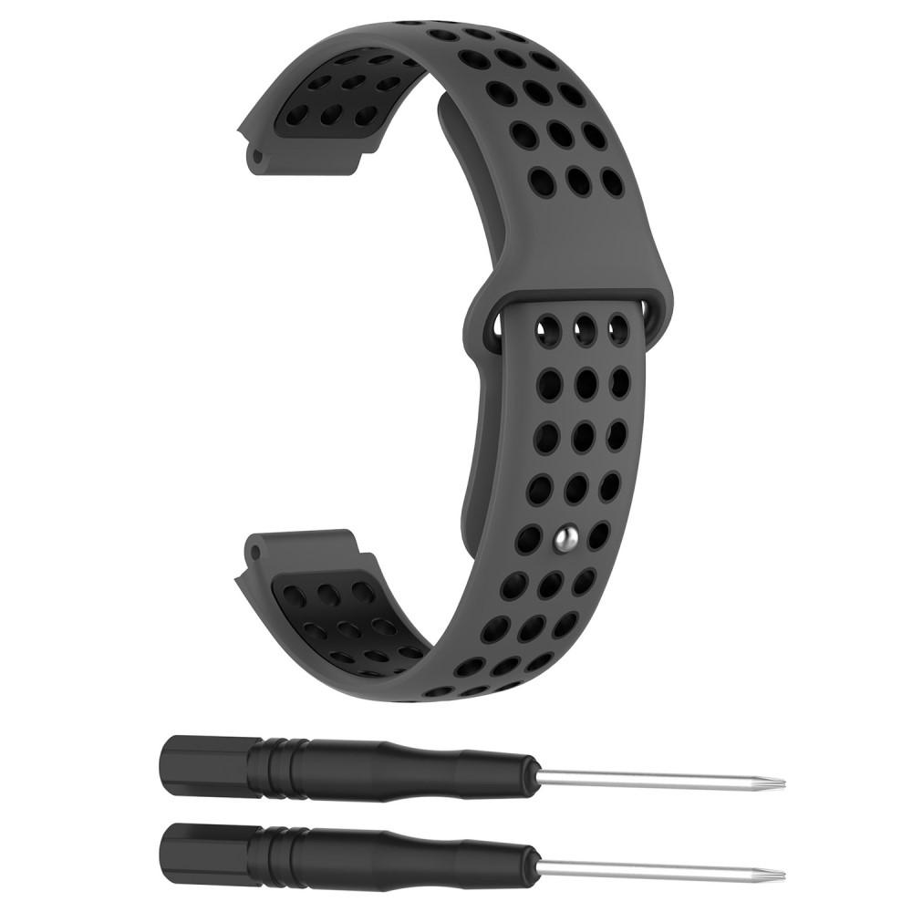 Silikonarmband Sport Garmin Forerunner 235/Forerunner 735 XT Grå