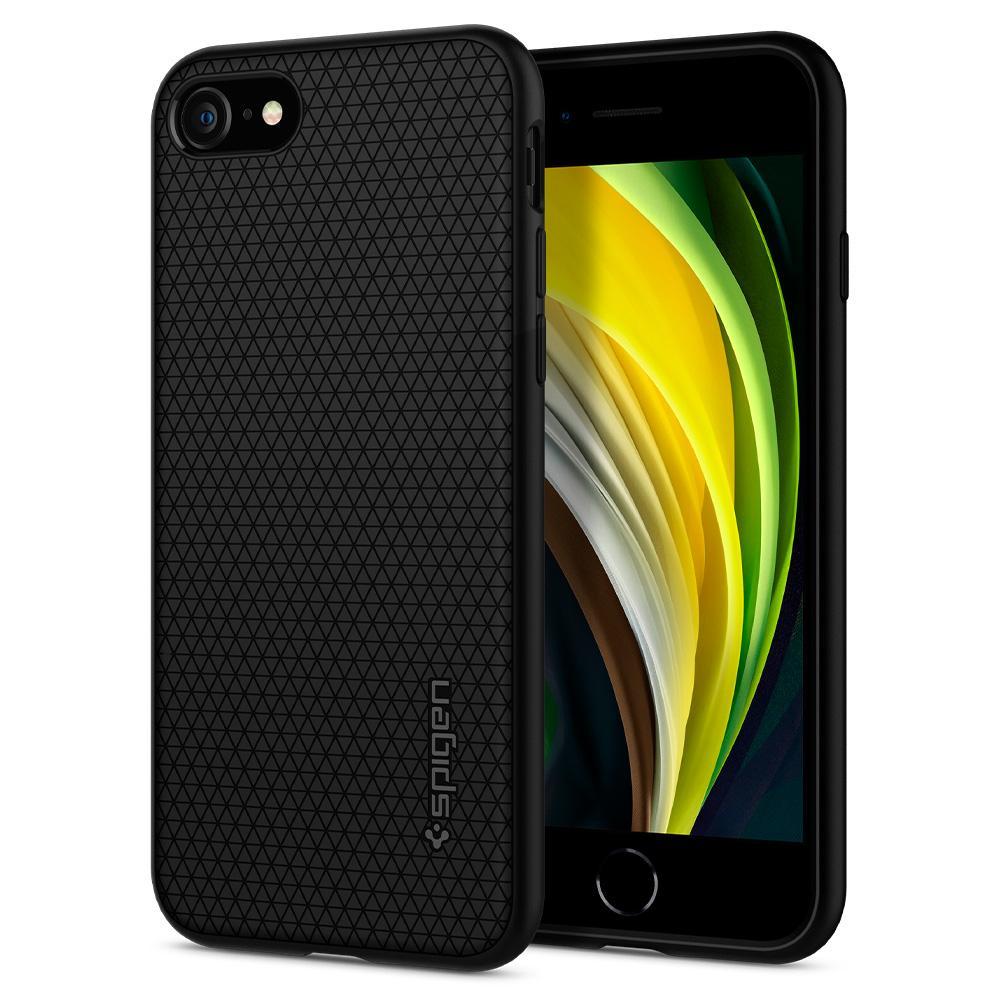 Spigen iPhone 7 Case Liquid Air Armor Black - Puhelimen kuoret