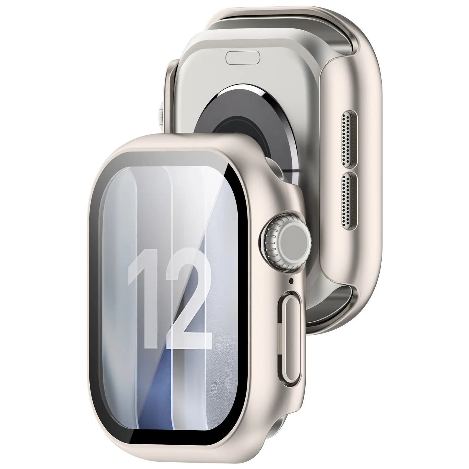 Full Cover Case Apple Watch Series 12 43mm Roséguld