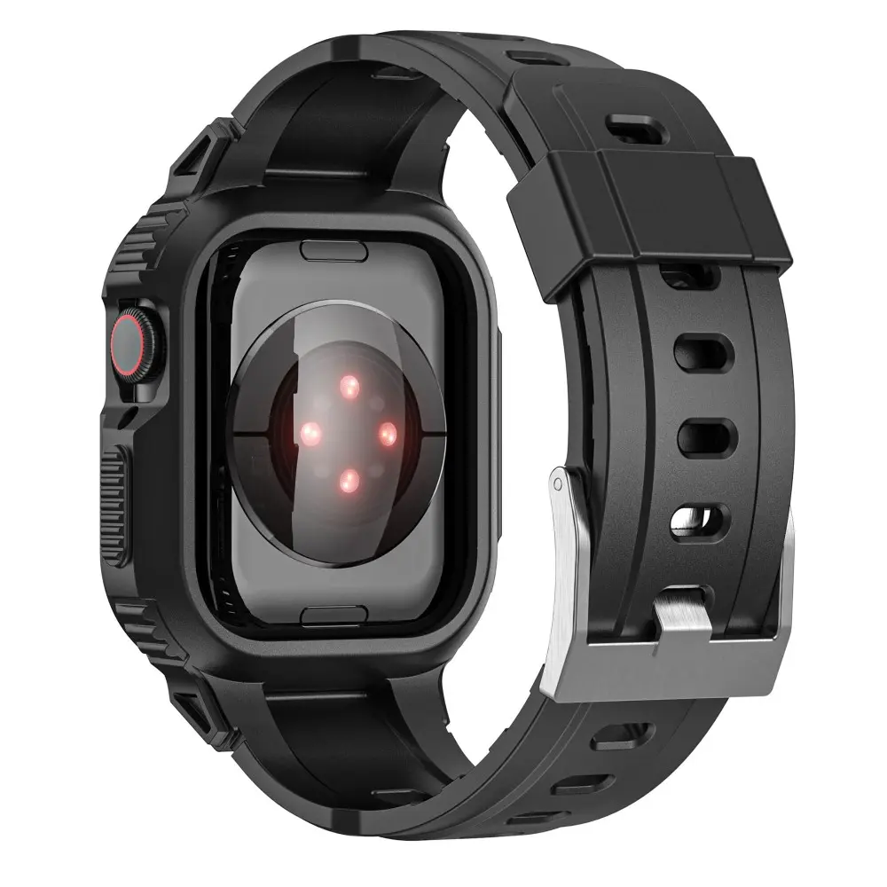 Apple Watch SE 3 44mm Adventure Skal + Armband svart