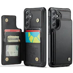 RFID blocking Tegnebog Cover Samsung Galaxy S25 FE sort