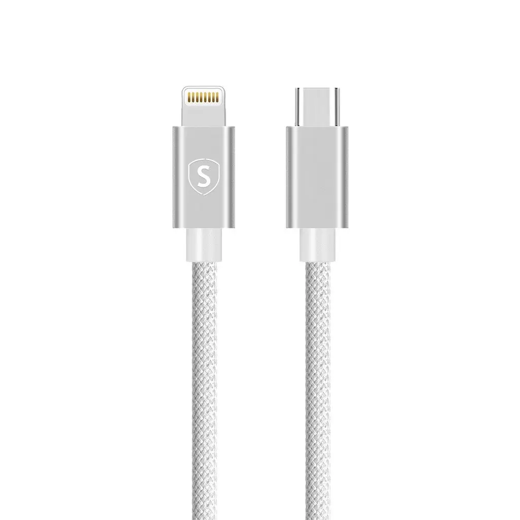 USB-C till Lightning-kabel 3m Vit