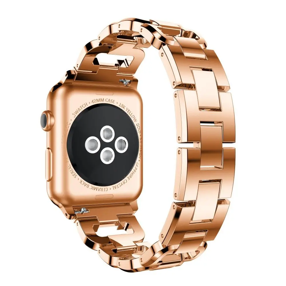 Rhinestone Bracelet Apple Watch Series 8 45mm Roséguld