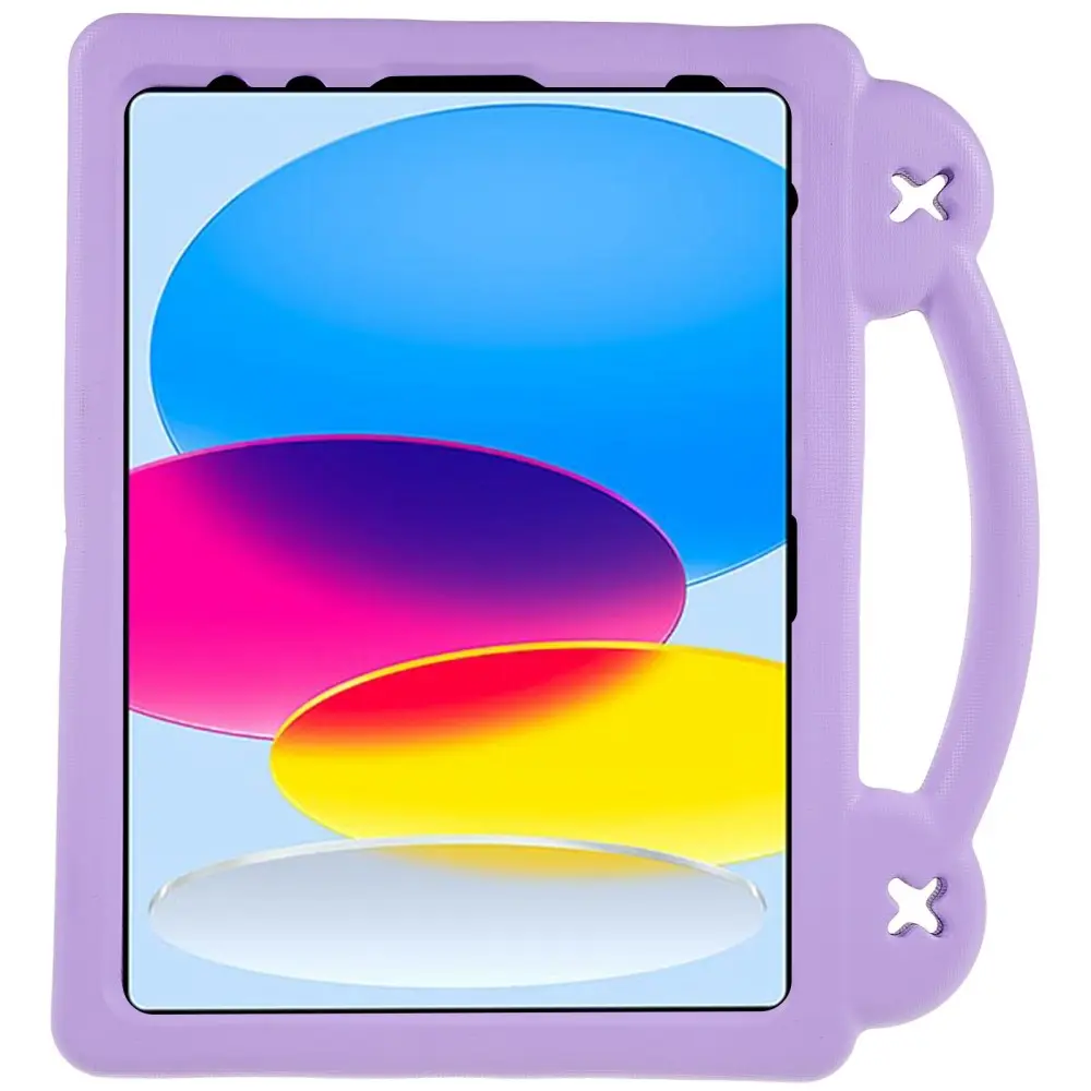 Barnskal med handtag och ställ Apple iPad 11 11th Gen (2025) lila