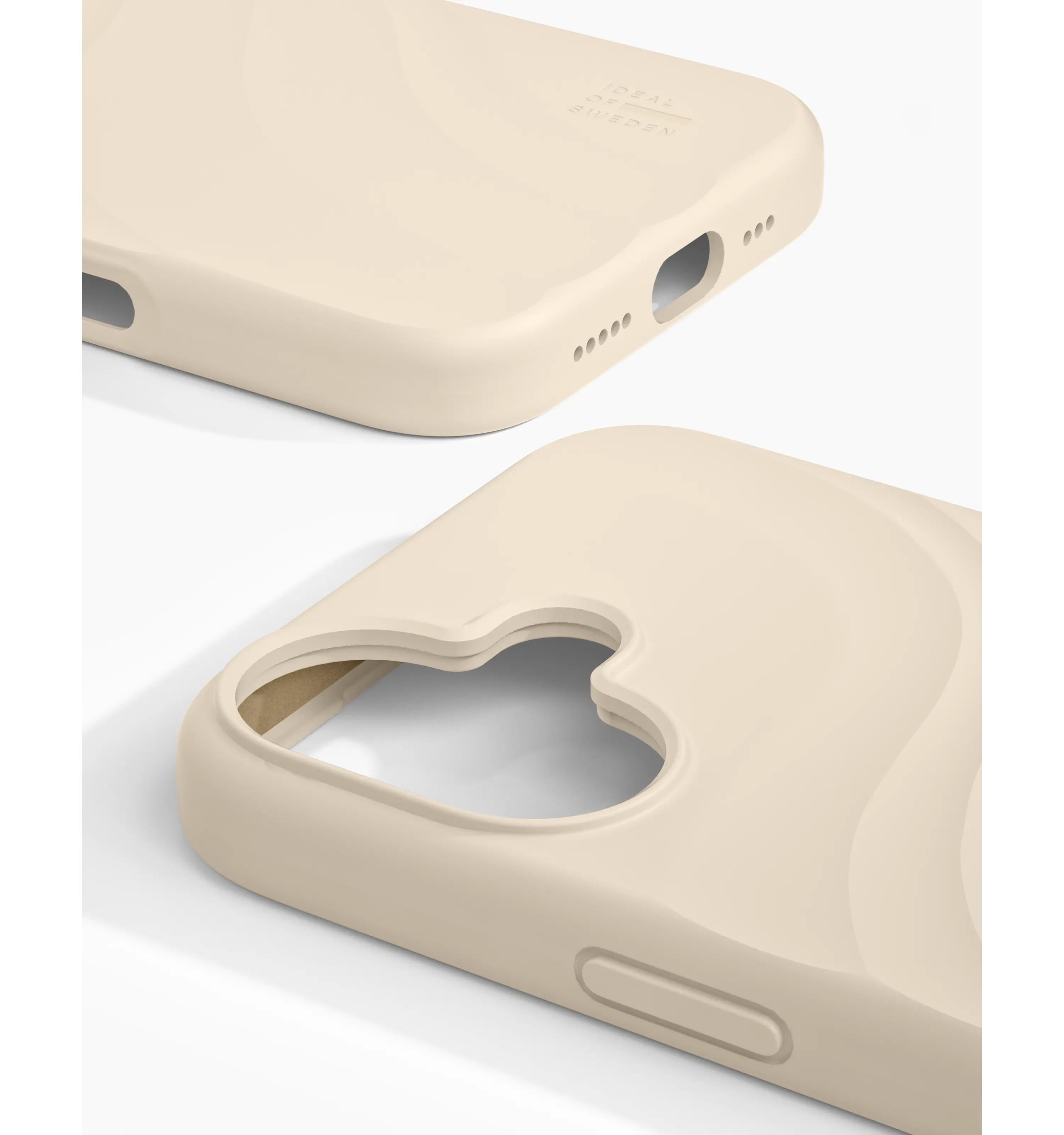 MagSafe Soft Swirl Silicone Case iPhone 16 Cloud Dancer