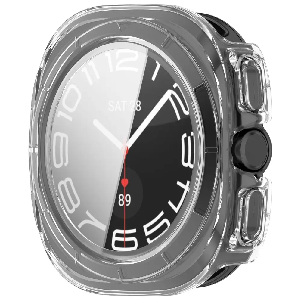 Full Cover Case Samsung Galaxy Watch Ultra (2025) Genomskinlig