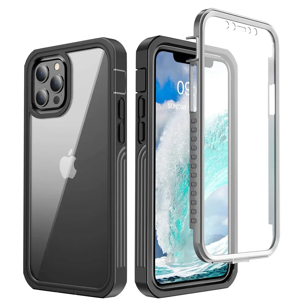 Premium Full Protection Case iPhone 12/iPhone 12 Pro Sort