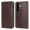 Mobiltaske Ægte Læder Samsung Galaxy A57 Mørkebrun