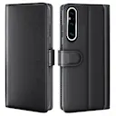 Ægte Læderetui Sony Xperia 1 V Sort