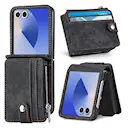 Zipper Multi-Slot Mobiltaske Samsung Galaxy Z Flip 7 Sort