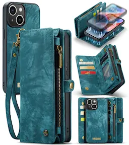 Multi-slot Suojakotelo iPhone 14 Sininen