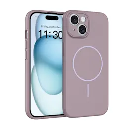 MagSafe-suojakuori SoftArmor iPhone 15 Liila