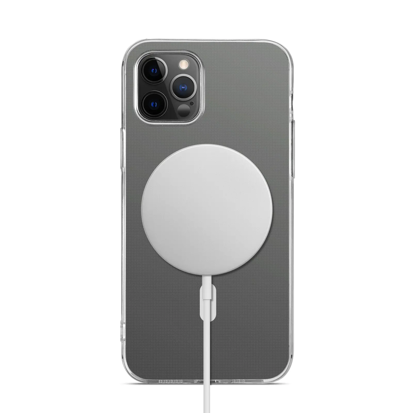 TPU Skal MagSafe iPhone 12/iPhone 12 Pro Genomskinlig