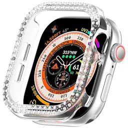 Rhinestone Skal Apple Watch Series 11 46mm transparent