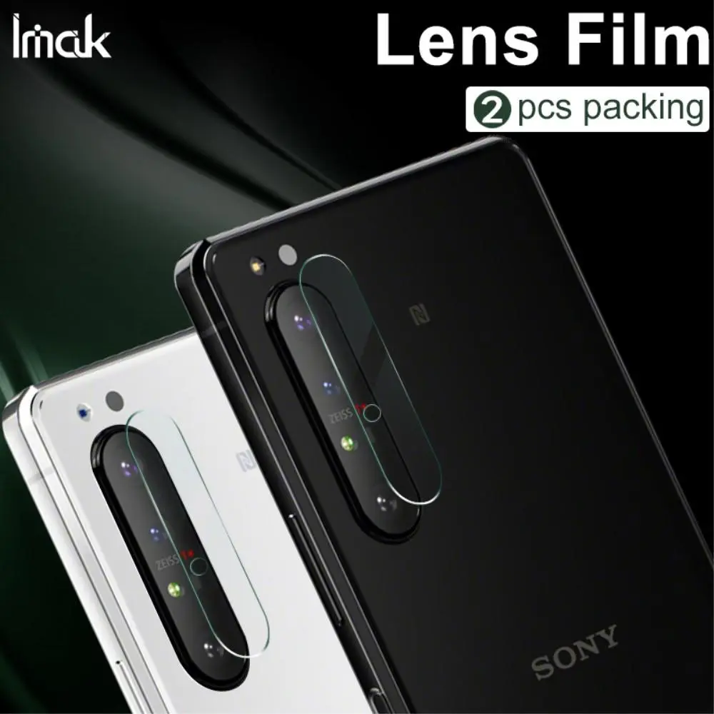 2-pack Härdat Glas Linsskydd Sony Xperia 1 II Genomskinlig
