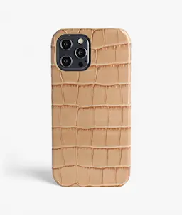 iPhone 12 Pro Max Croco-suojakuori, Sand