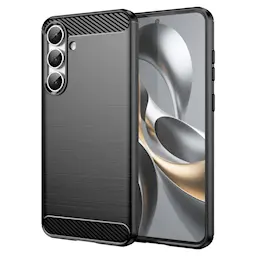 Samsung Galaxy S25 FE Deksel TPU Brushed Svart