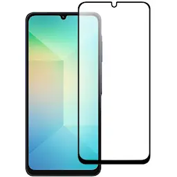 Full-fit Hærdet Glas Skærmbeskytter Samsung Galaxy A16 sort