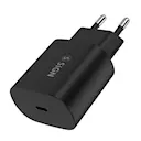 Vægoplader USB-C PD 25W Sort