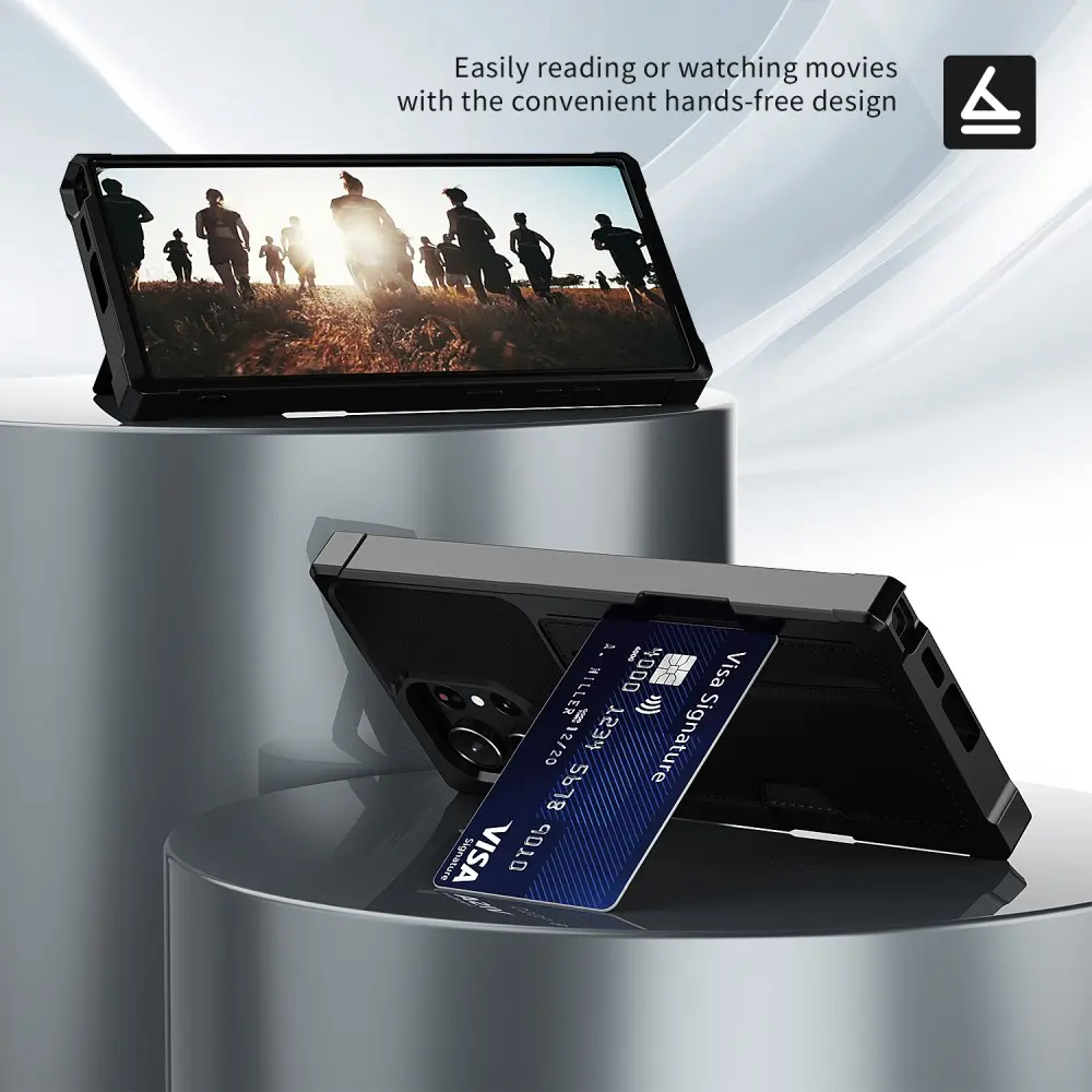 Tough Card Case Samsung Galaxy S25 Ultra svart
