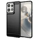 Motorola Edge 50 Pro Cover TPU Brushed Sort