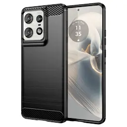 Motorola Edge 50 Pro TPU-deksel Brushed, Svart