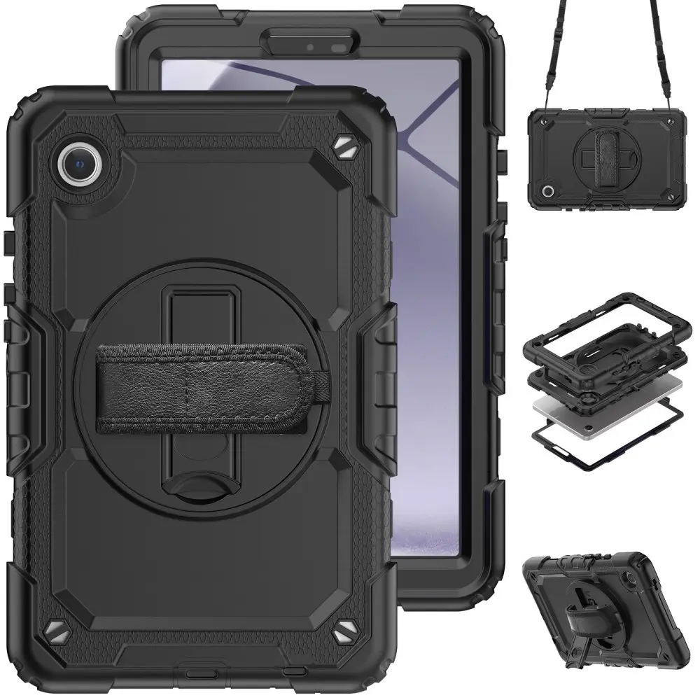 Stødsikker Full Protection Hybridcover Samsung Galaxy Tab A11 sort
