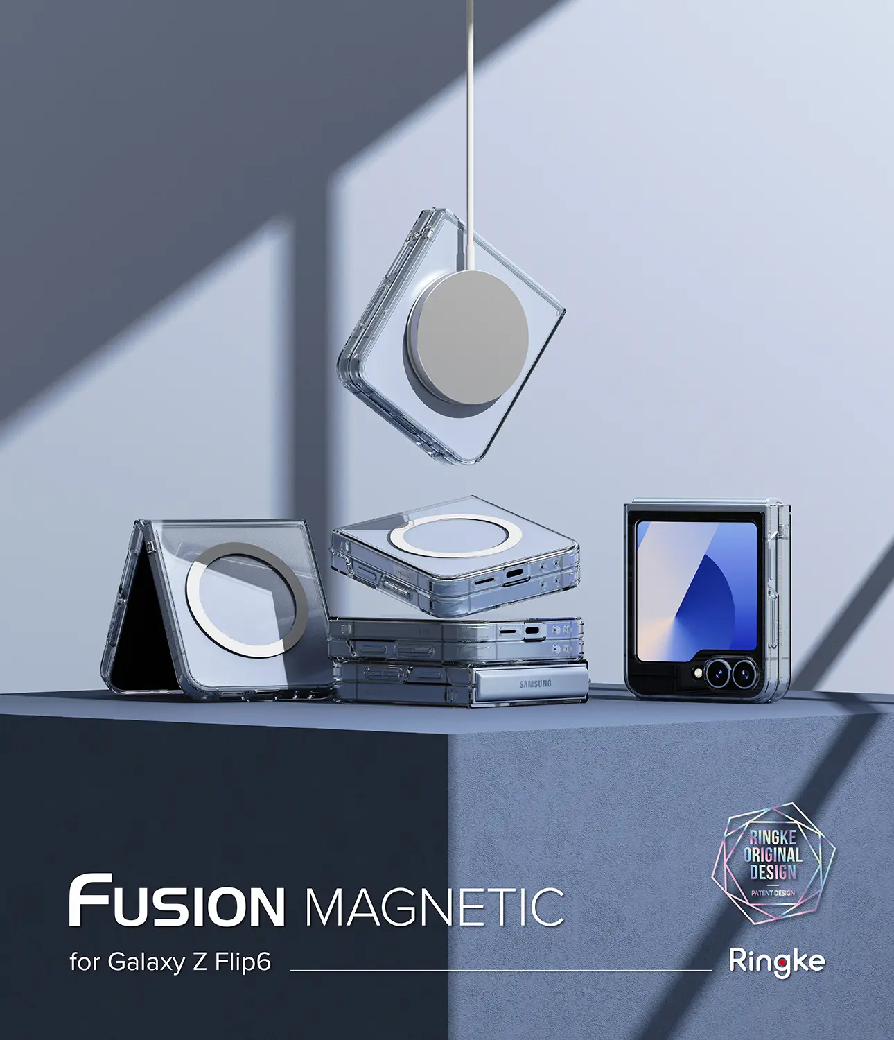 Fusion Magnetic Case Samsung Galaxy Z Flip 7 FE Matte Clear