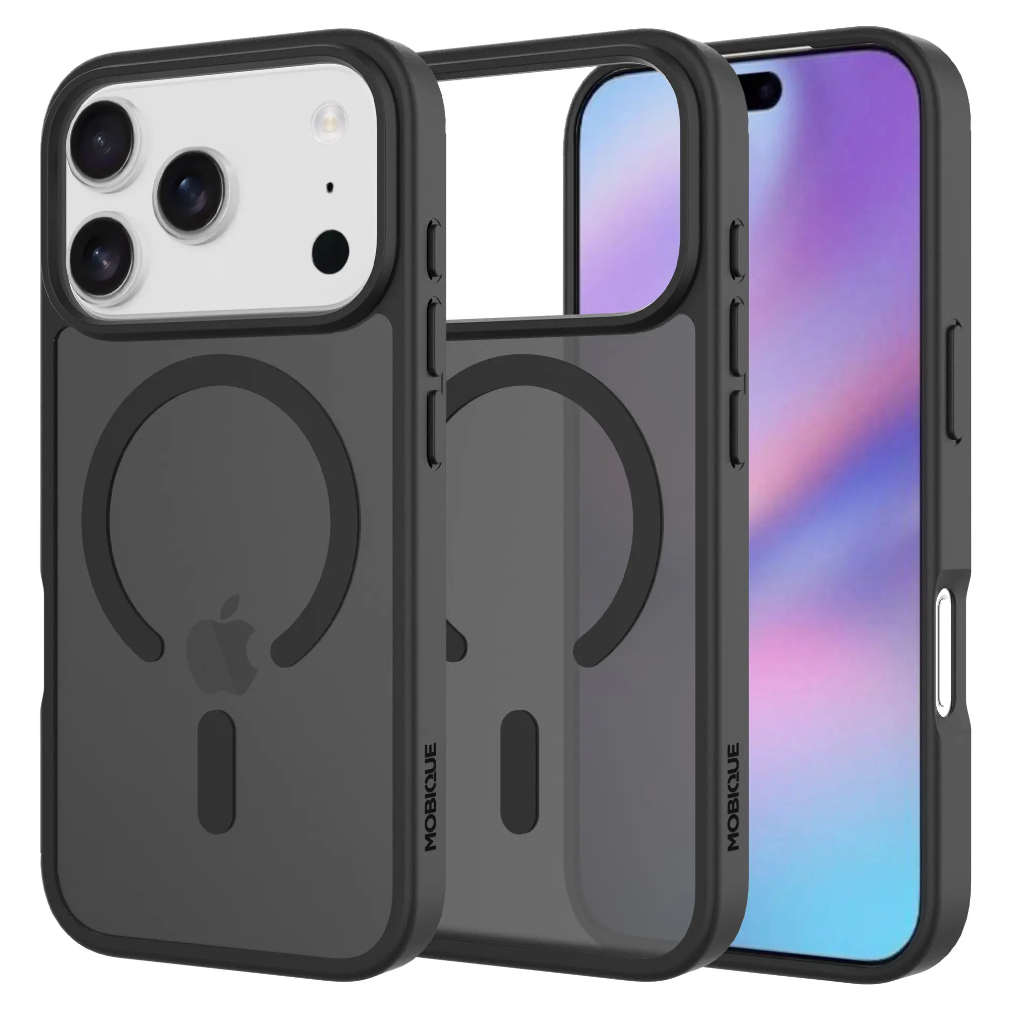 Magnetic Hybrid Kuori iPhone 17 Pro Frosted Black