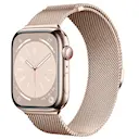 Armbånd Milanese Loop Apple Watch Series 1-3 38mm Rose guld