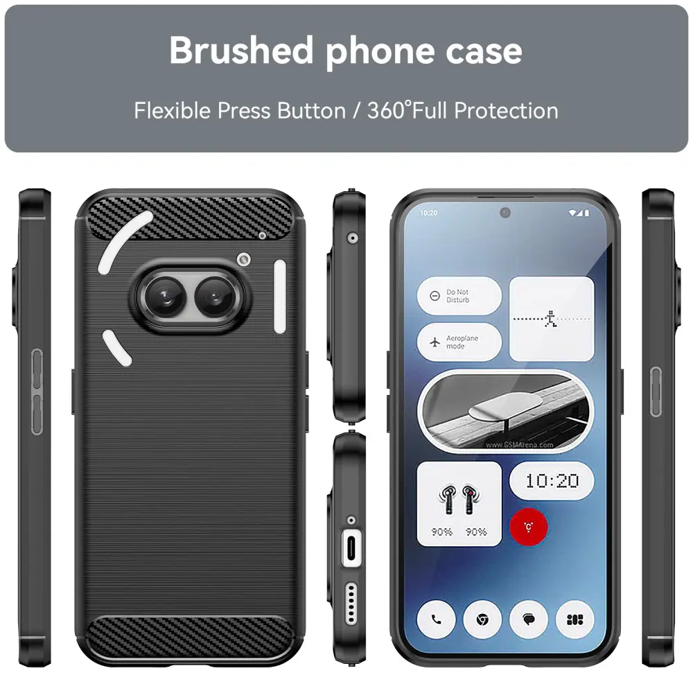 Nothing Phone 2a Skal TPU Brushed Svart