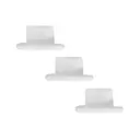 3-pack Dust Plug Silikone iPhone/AirPods Lightning hvid