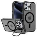 Hybridcover Kickstand MagSafe iPhone 15 Pro Max Sort