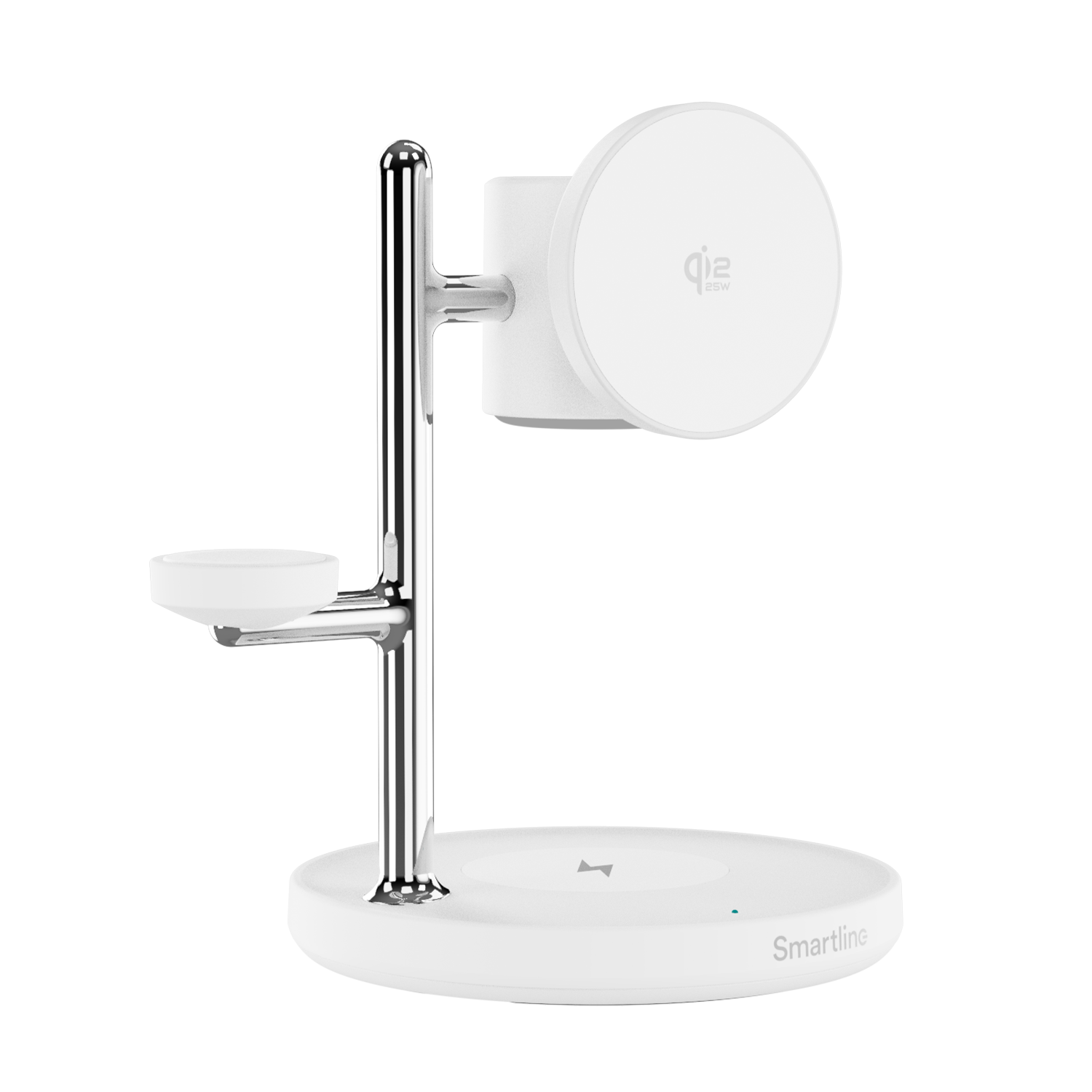 Smartline MagSafe Qi2.2 ladestasjon 3-i-1 25W, Hvit