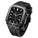 Apple Watch 45mm Series 8 Full Metal Silikonearmbånd sort