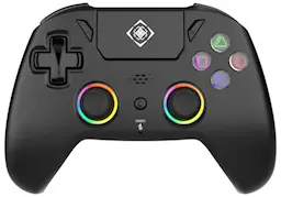 Langaton PS5 Pro -ohjain RGB-valaistuksella ja makropainikkeilla, Musta
