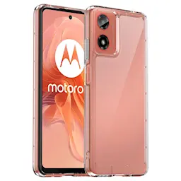 Hybridcover Motorola Moto E14 Gennemsigtig