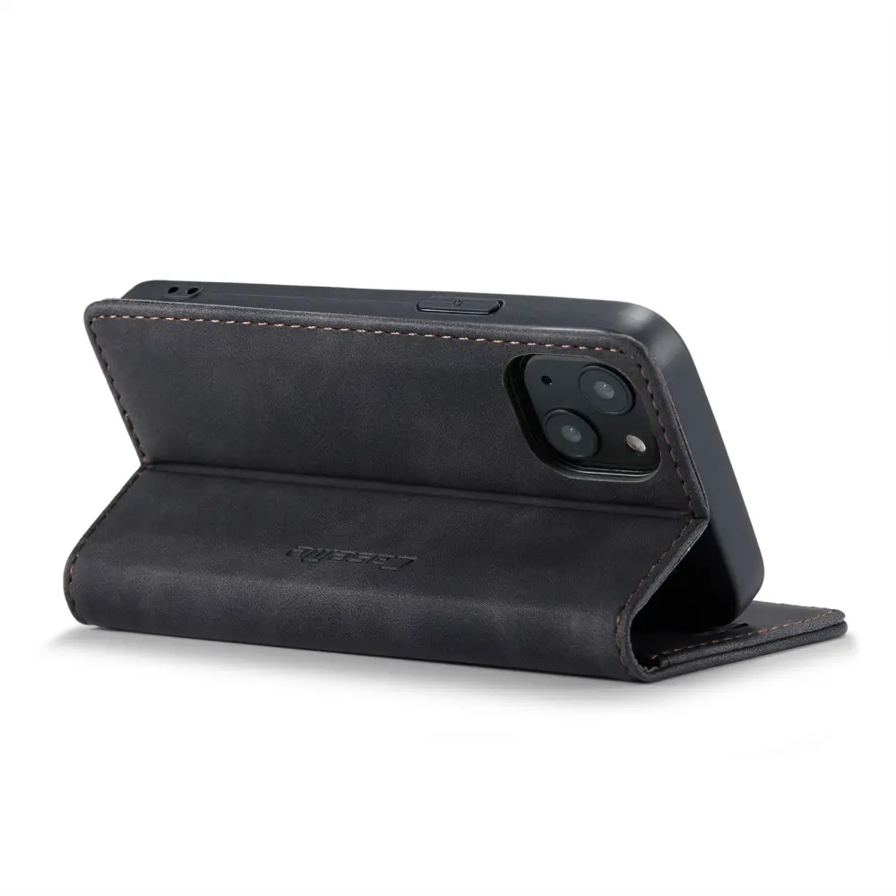 Slim Plånboksfodral iPhone 13 Mini Svart