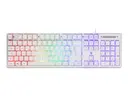 WK75 membrantangentbord LED, Vit