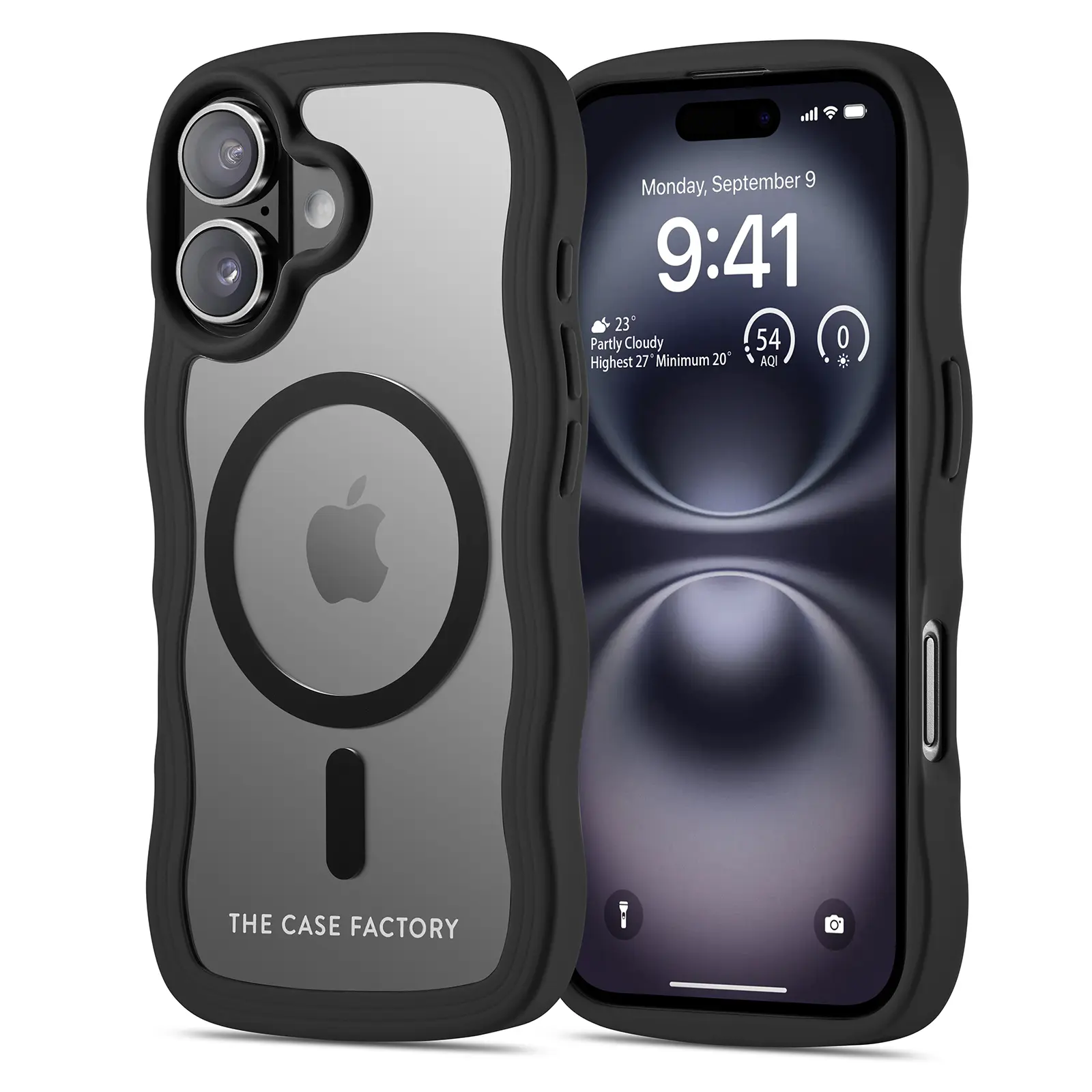 The Wave Mag Case iPhone 17 Svart