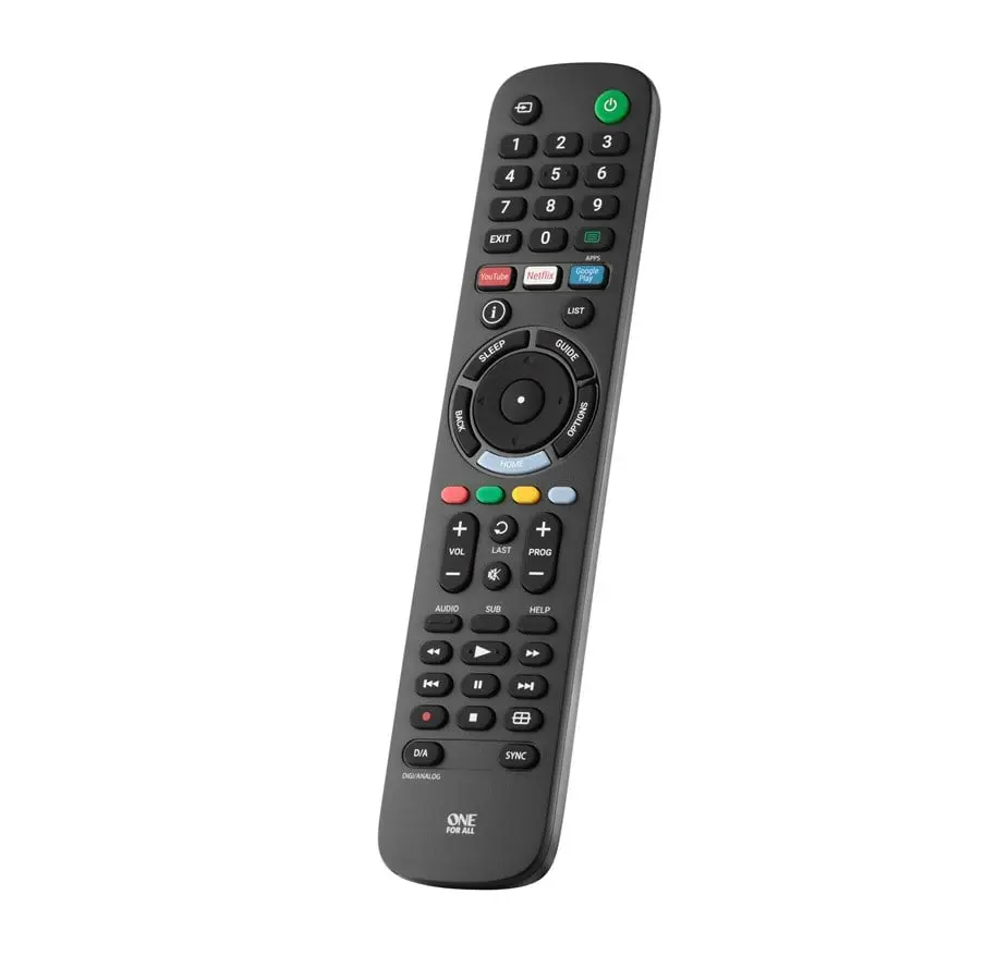Kaukosäädin Sony, Musta