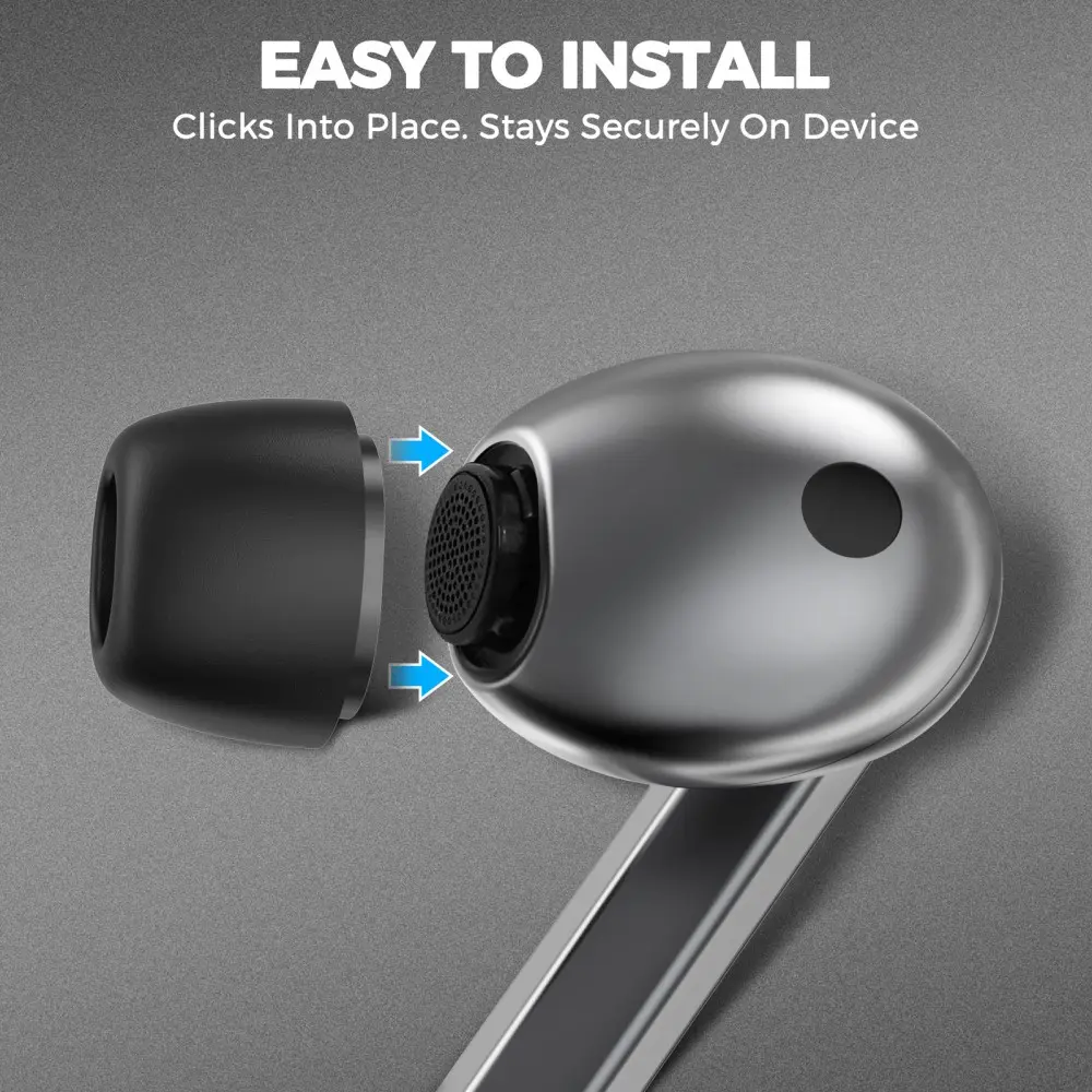 Memory Foam Ear Tips (3-pack) Samsung Galaxy Buds 3 Pro svart