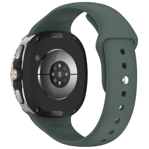 Silikonarmband Samsung Galaxy Watch 9 44mm Mörkgrön