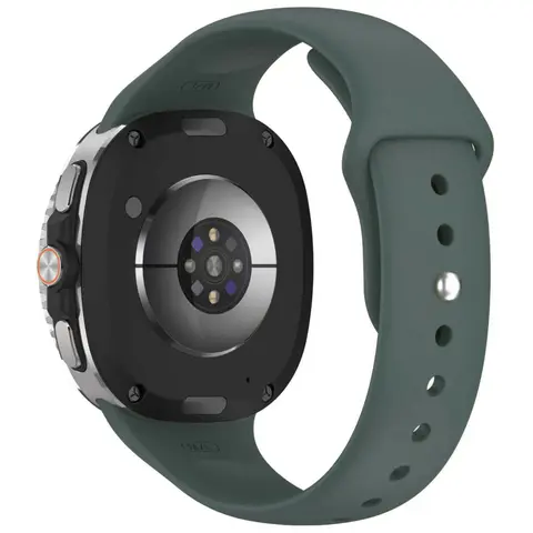 Silikonarmband Samsung Galaxy Watch 8 44mm Mörkgrön