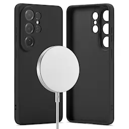 Samsung Galaxy S26 Ultra MagSafe-suojakuori TPU:sta, Musta
